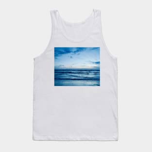 Blue Ocean Waves Tank Top